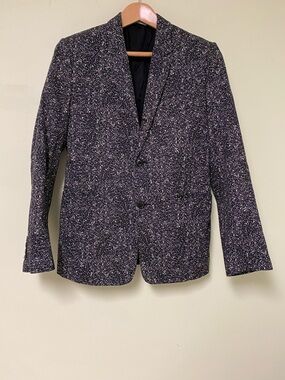 Dior Black and White Textured Sport Coat